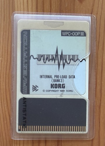 Korg wpc 00piii card - (bank, 3)