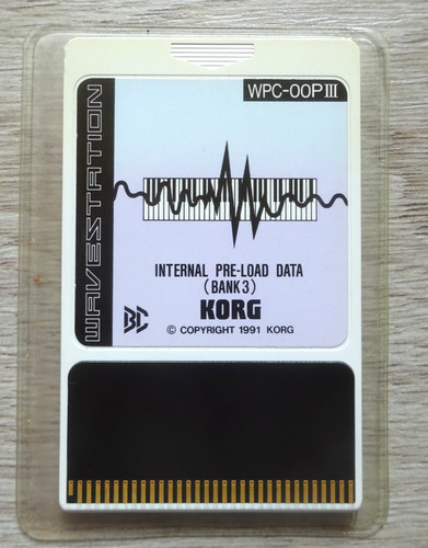 Korg wavestation wpc 00p - korg,