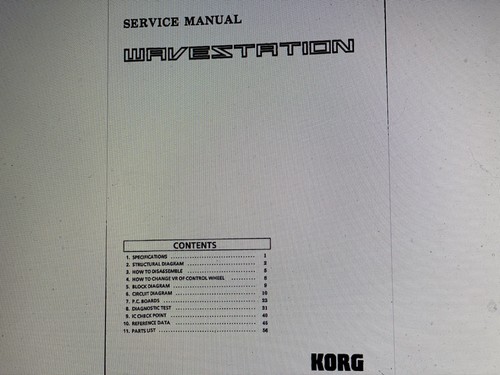 Korg wavestation synthesizer - korg,