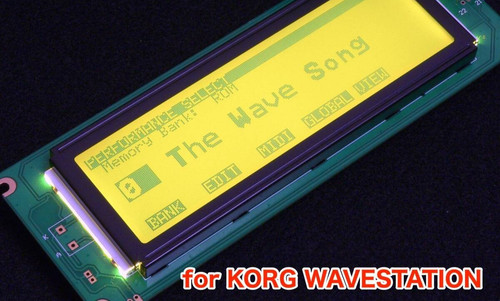 Korg wavestation yellow led - wavestation, ex