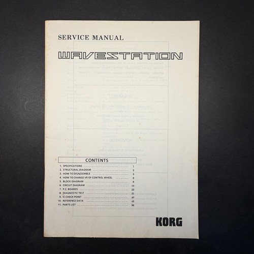 Vintage korg wavestation - korg,