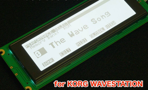 Korg wavestation white led - white,