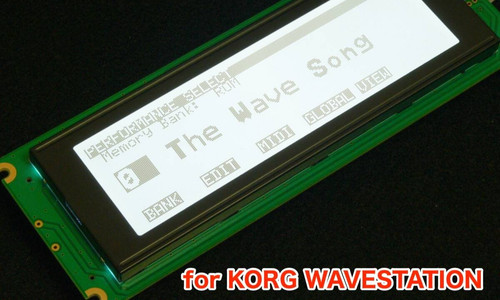 Korg wavestation lcd screen - lcd,