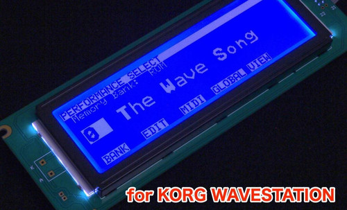 Korg wavestation blue led - blue,